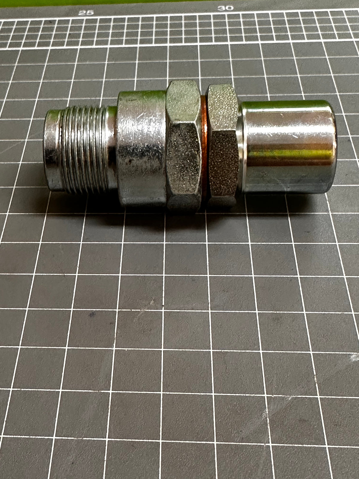 CAT 8X-2321 Steel Check Valve — 7/8-18 UNS / 1/4-18 NPTF
