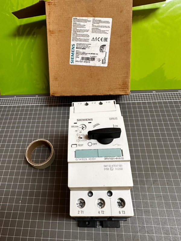 Siemens Sirius 3RV1031-4HA10 Circuit Breaker for Motor Protection