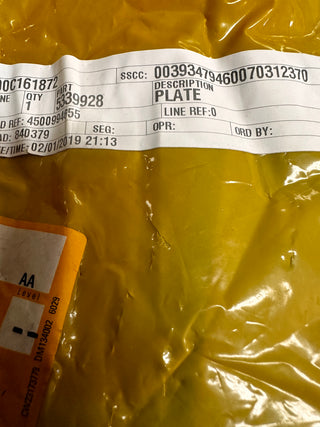 CAT 533-9928 Plate