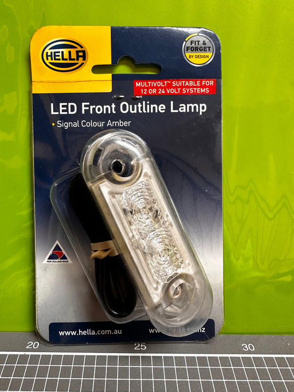 HELLA 2060 DuraLED Front End Outline Lamp (Amber)