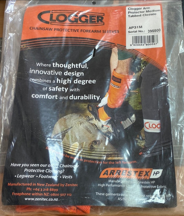 CLOGGER Chainsaw Forearm Protective Sleeve AP31M (Medium Only)