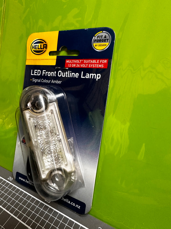 HELLA 2060 DuraLED Front End Outline Lamp (Amber)