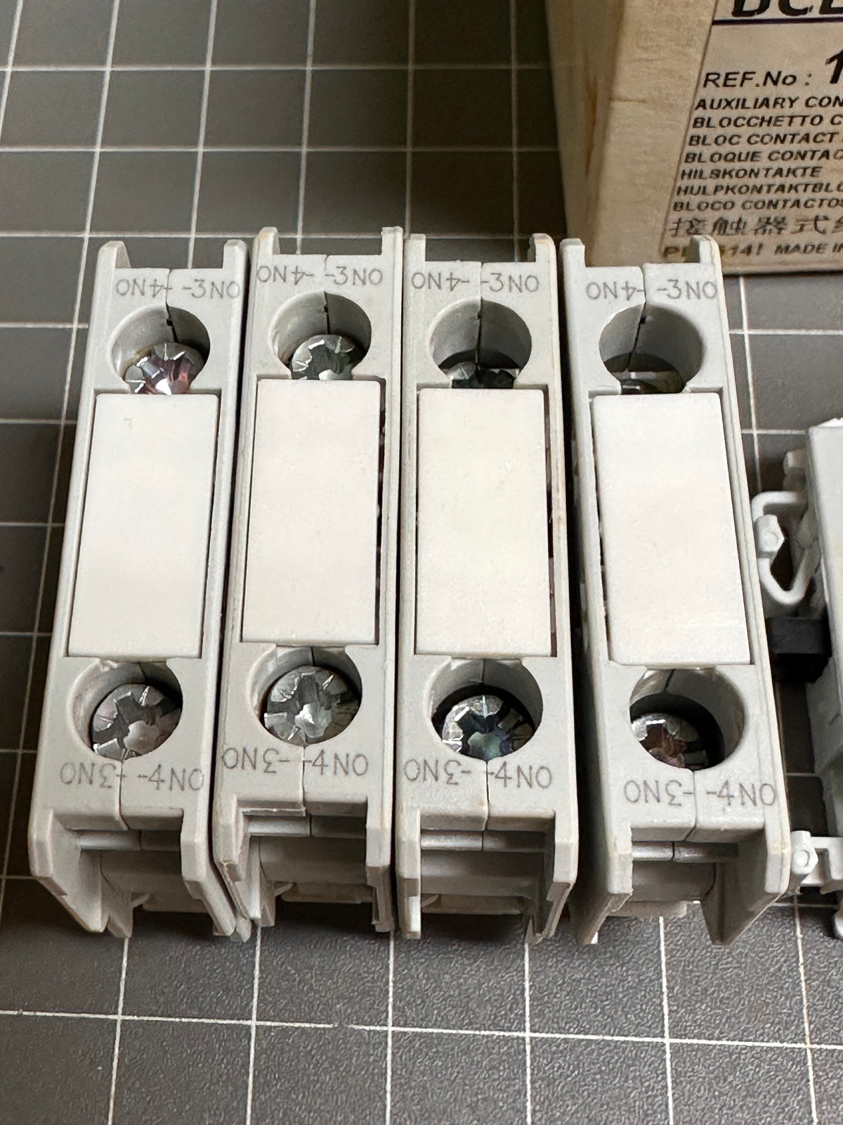 GE BCLF10 Front-Mount Auxiliary Contact Blocks – 1NO, Box of 6