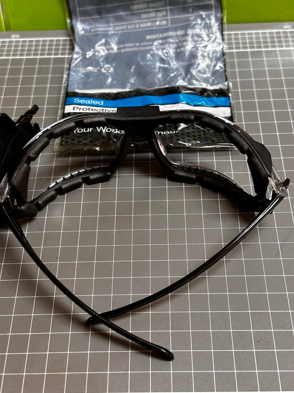 Blue Rapta BRSWITCHBFCLOSFM Switch Safety Glasses — Clear Lens, Black Arms