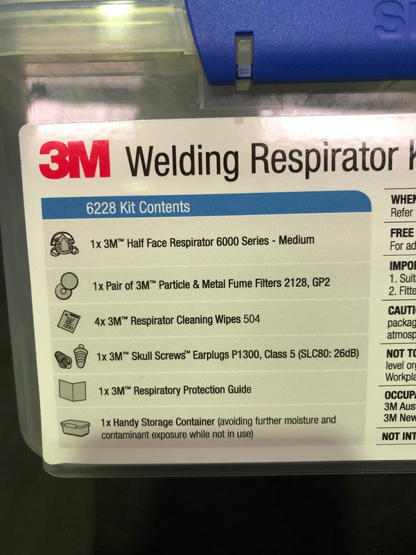 3M WELDING RESPIRATOR KIT, 6228