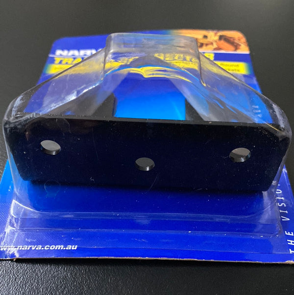 NARVA 82320BL Angled Trailer Socket Mounting Bracket for Small Round Metal Sockets