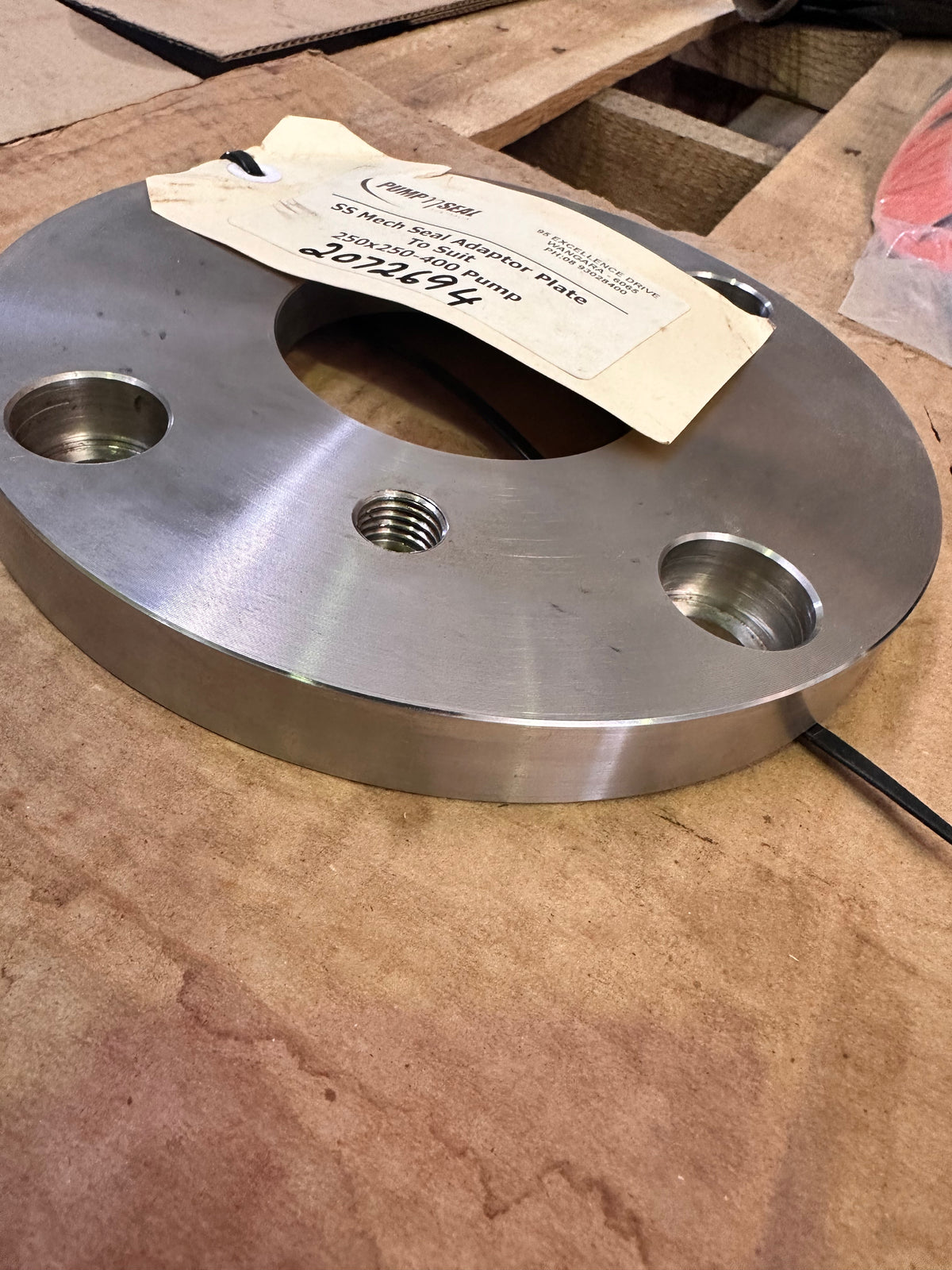 SS Mechanical Seal Adapter Plate