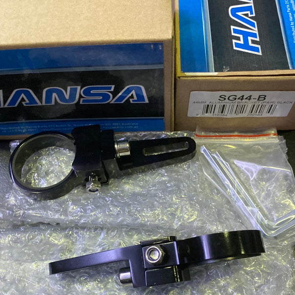 HANSA SG44-B Aluminium Bracket (Pair) 44mm - Black