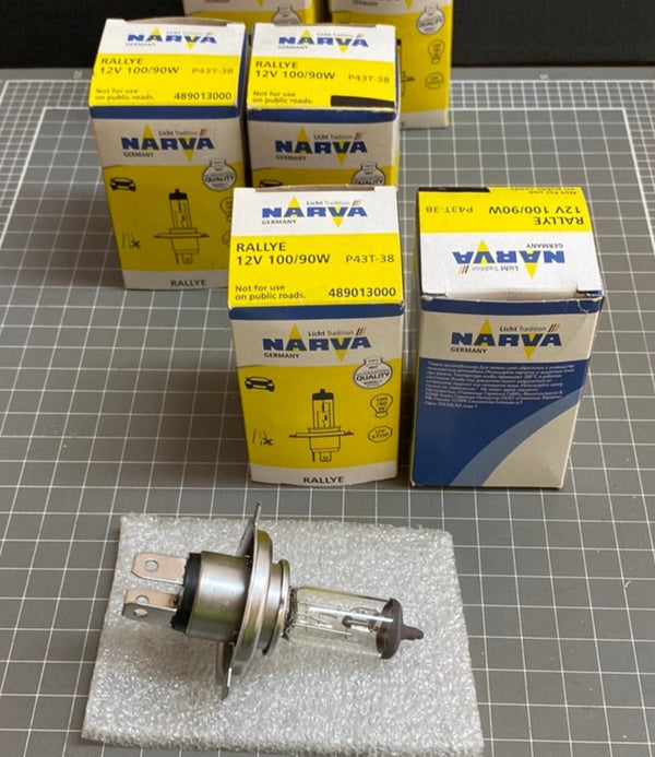 NARVA 12V 100/90W P43T H4 Headlight Globe (48901)