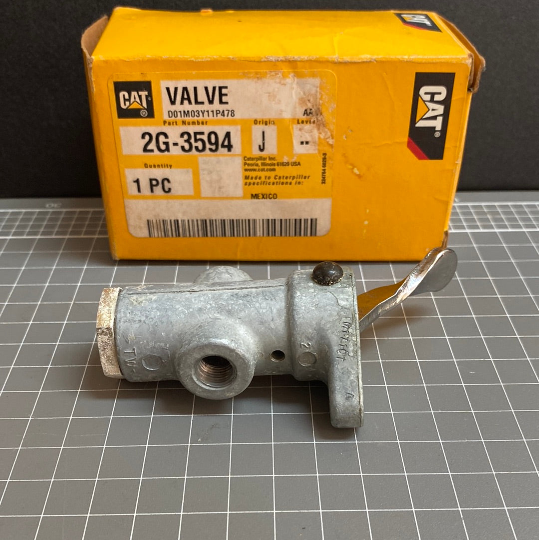 CAT 2G-3594 Parking Brake Air Control Valve, 1/8-27 NPSF