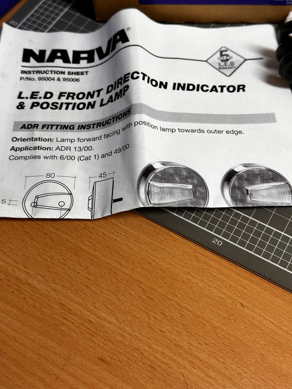 NARVA 95006 12V LED Front Direction Indicator RH