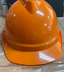 MSA V-Gard 500 Vented Hard Hat, Cap Style ( ORANGE )