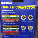 NARVA 82062BL 7 Pin Large Round Metal Trailer Socket