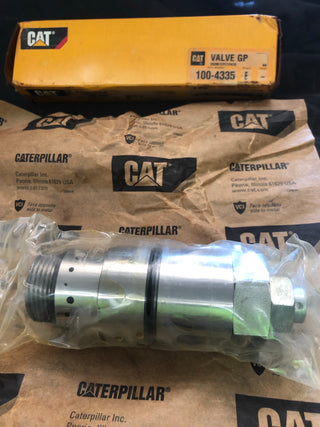 100-4335 VALVE GP - Pilot Operated Relief Valve - Genuine CAT part