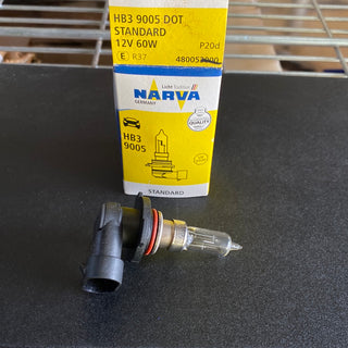 Narva 48005 (9005) 12V HB3 60W P20D Halogen Headlight Globe