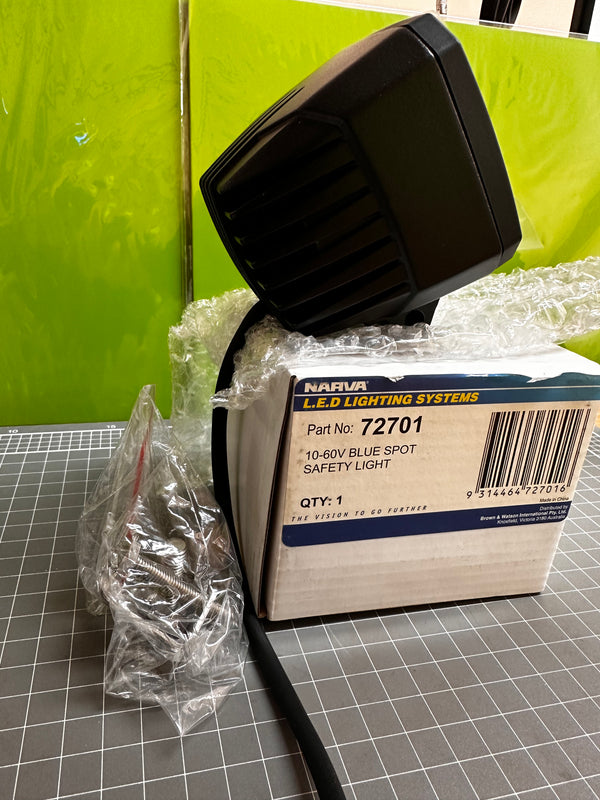 NARVA 72701 'Blue Spot' LED Safety Light 10-60 Volt for Forklift/Trucks