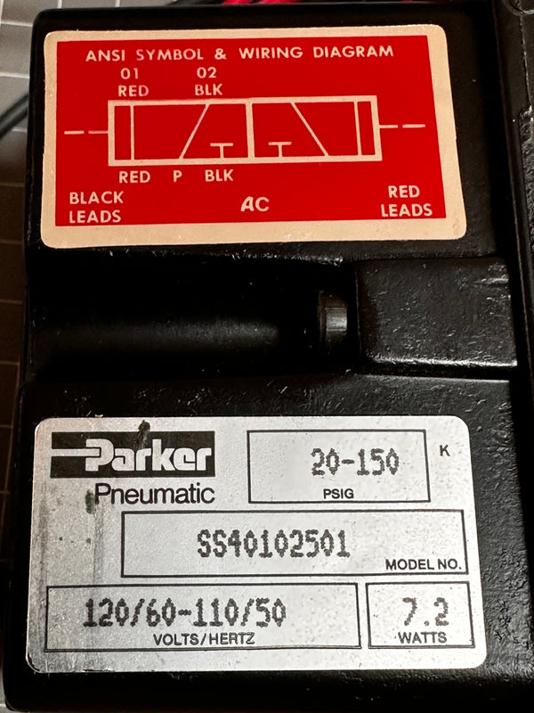 PARKER Pneumatic Valve SS40102501