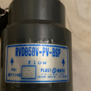 RVD050V-PV BSP Plastomatic 1/2" Pressure Relief Valve