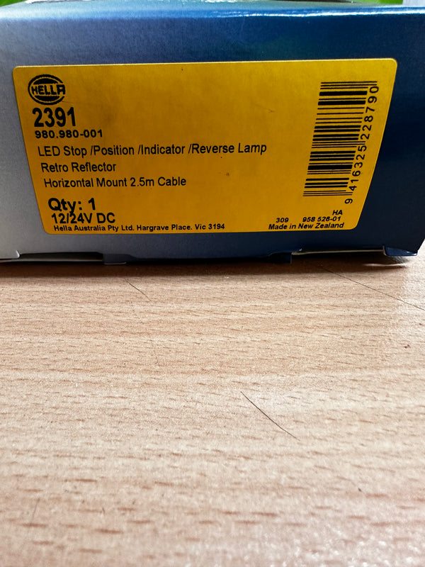 HELLA 2391 LED Combination Lamp 980.980-001 NIB