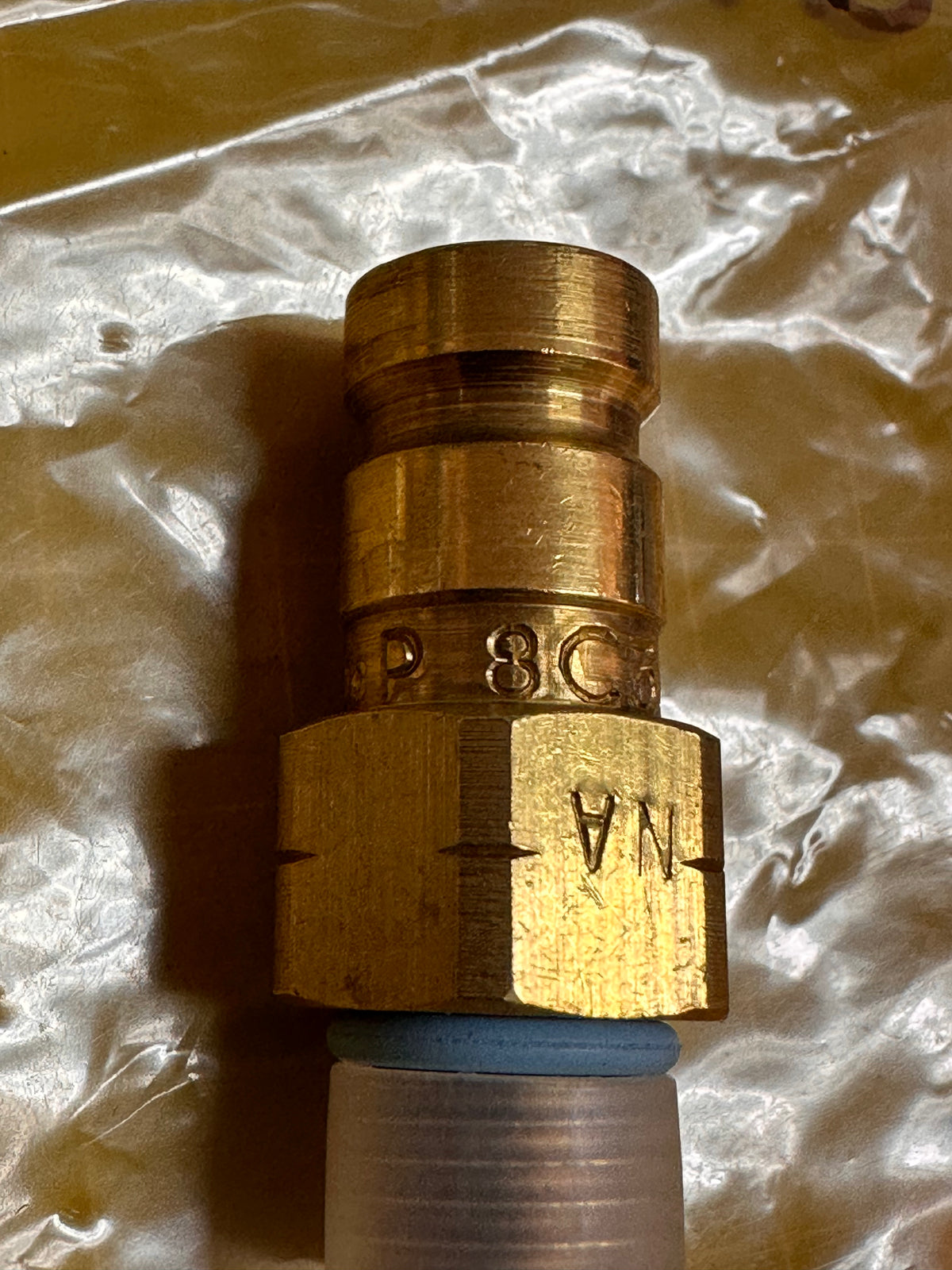 CAT 8C-3446 Brass Fluid Sampling Valve, 7/16-20 Male STOR