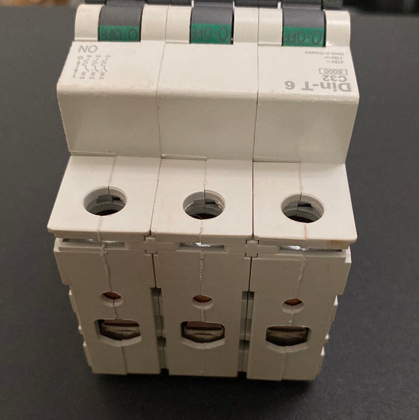 NHP Din-T6  C32 Miniature Circuit Breaker (MCB) 3 POLE