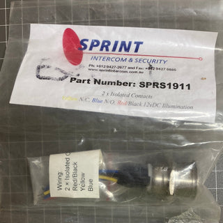 SPRINT REX Illuminated SS "EXIT" Button  SPRS1911