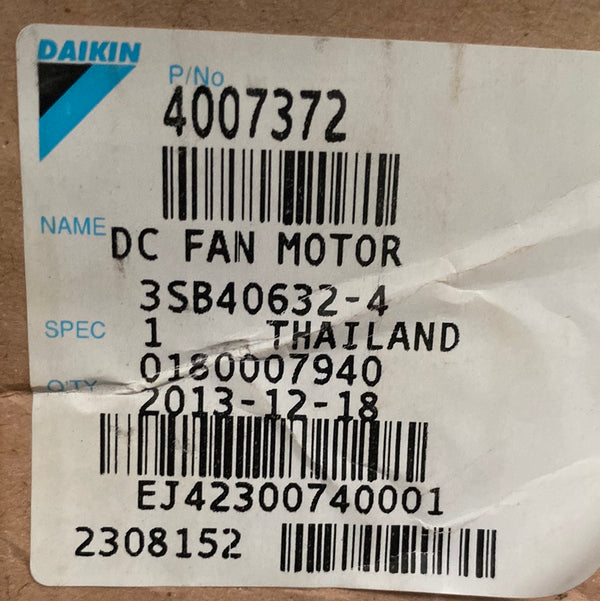 Daikin 4007372 DC Fan Motor