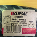 Clipsal Socket Outlet, Grey, 56SO310LE