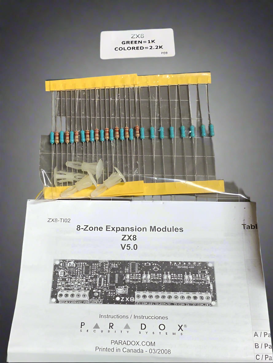 Paradox ZX8 / APR-ZX8 8-Zone Alarm Expansion Module