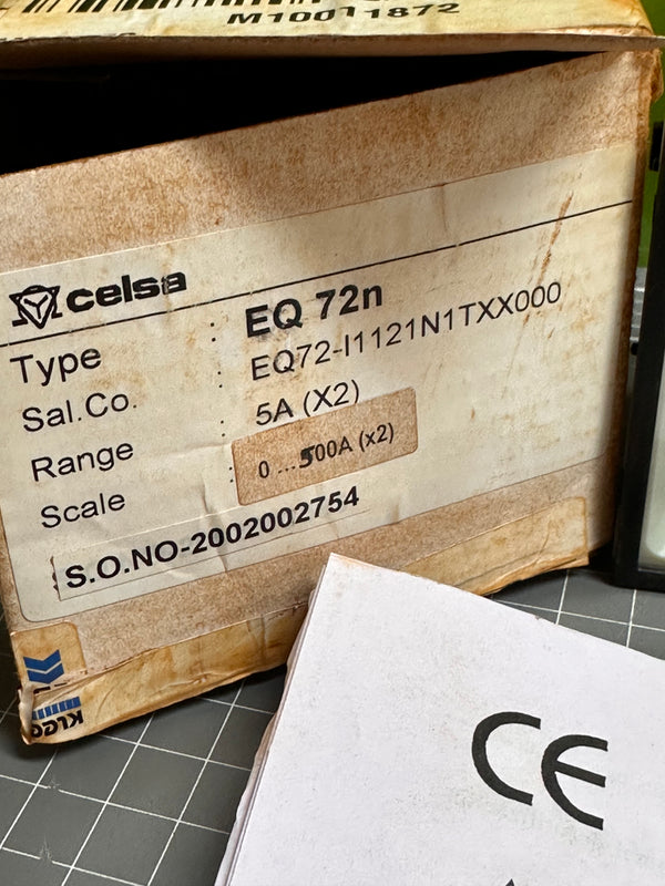 CELSA EQ72n Amperemeter - 500/5A