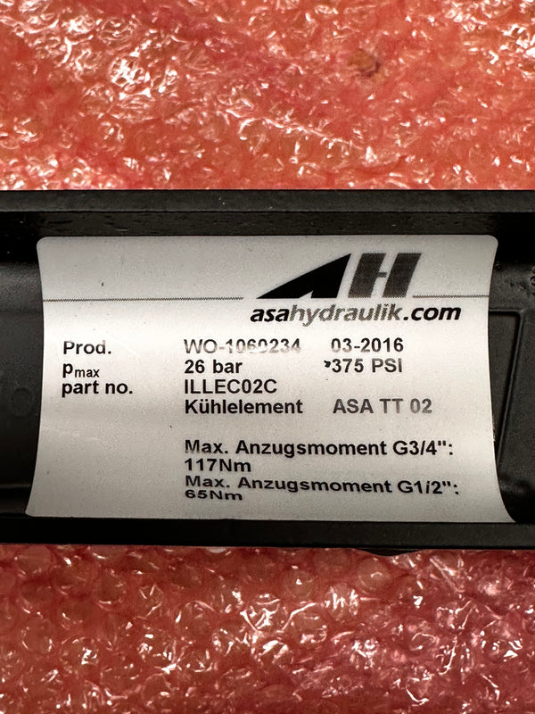 ASA Hydraulik Oil Cooler TT Series, ASATT02