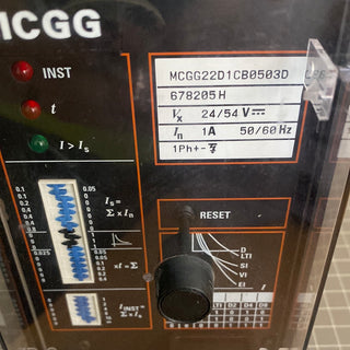GEC ALSTHOM Overcurrent Relay MCGG 22