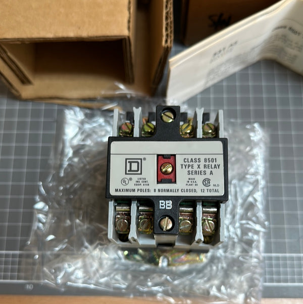 SQUARE D® 8501 Type X Control Relay X040V02