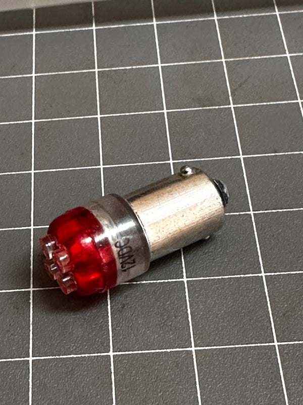 LED 12V Globes, RED, Pk of 6