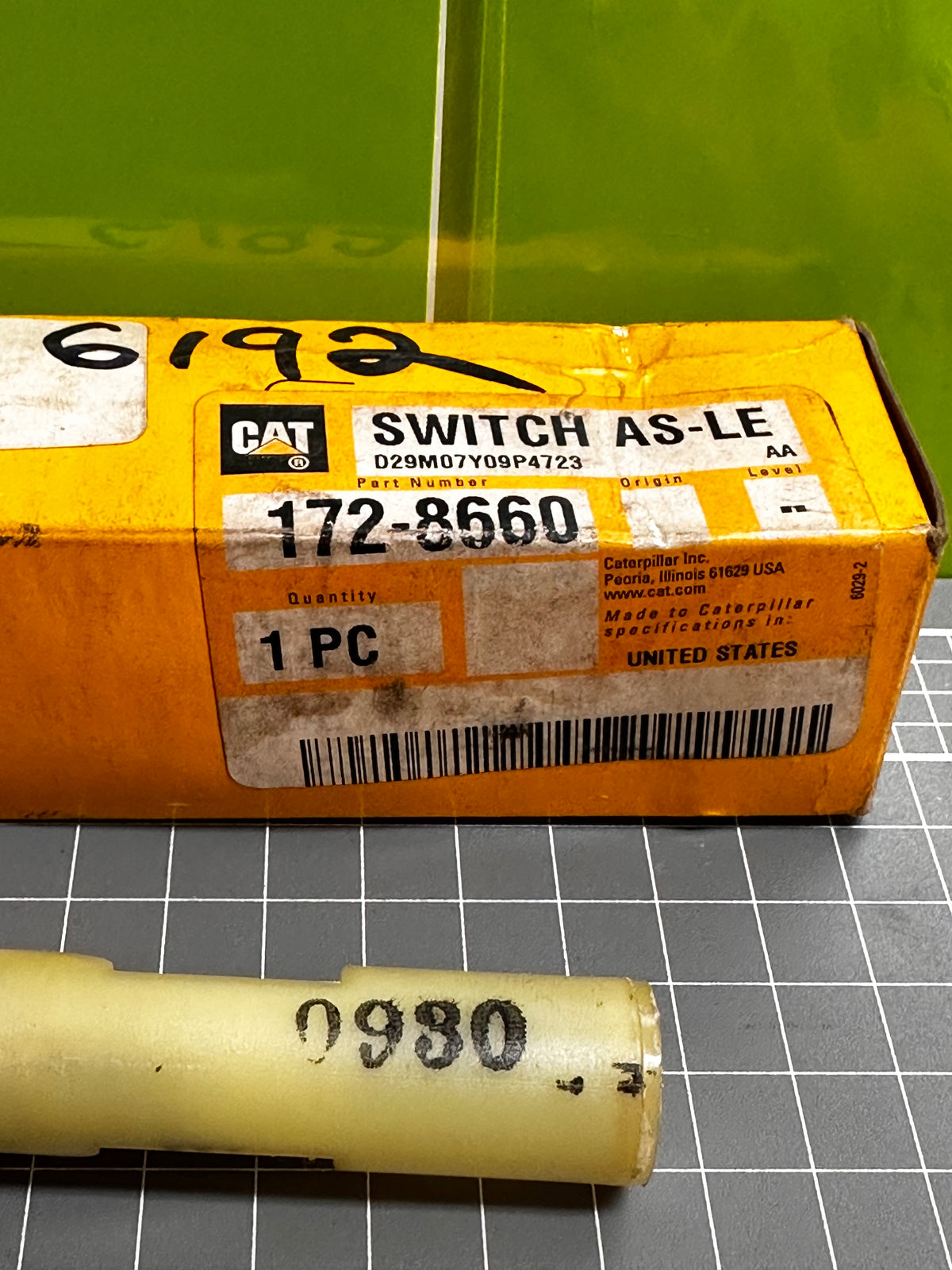 Caterpillar CAT 172-8660 Liquid Level Switch Assembly