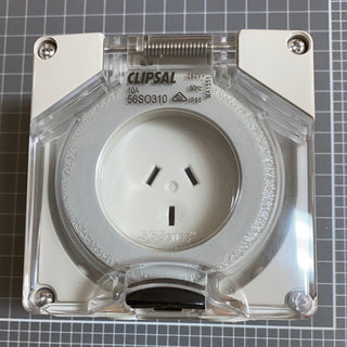 CLIPSAL 56SO310 SOCKET OUTLET 56 Series, 3 Pin