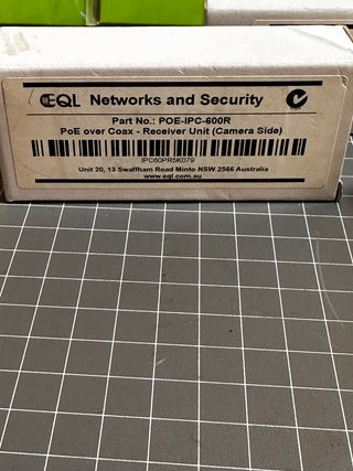 EQL POE-IPC-6001-KIT Long Range PoE Coax Trancievers