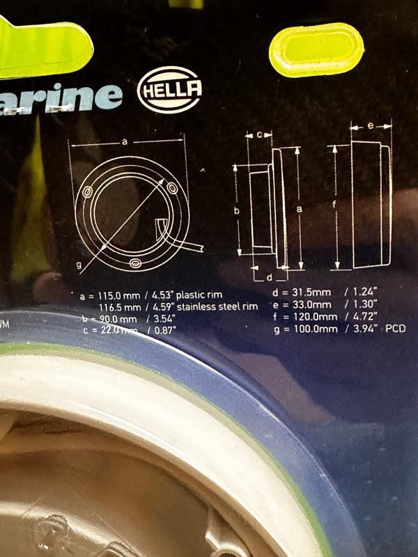 HELLA MARINE EuroLED 115 Interior/Exterior Downlight