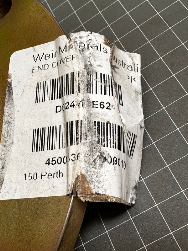WARMAN D024-10E62 Slurry Pump End Cover