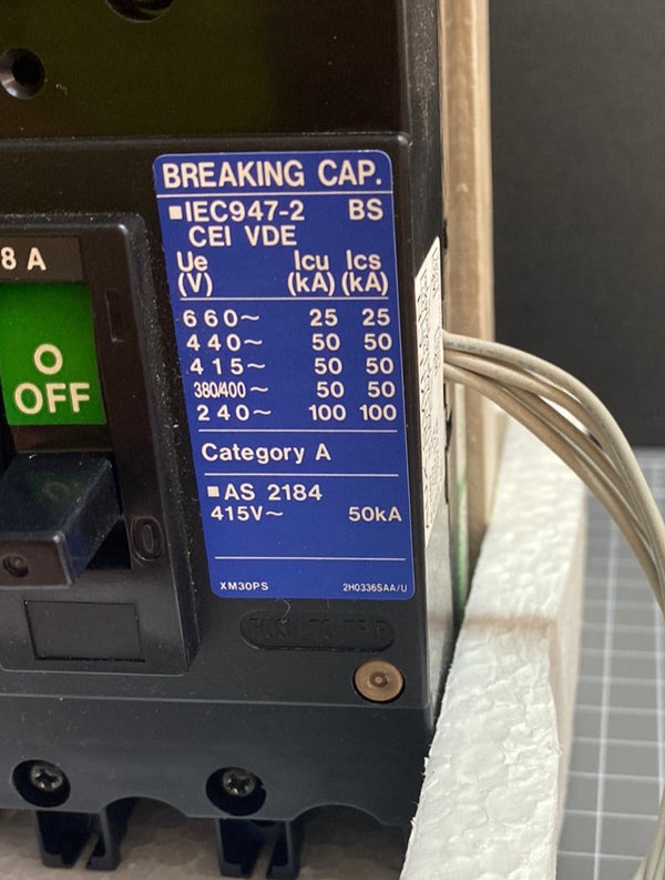 XM30PS Terasaki TemBreak 3P 8A FC Circuit Breaker