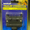 NARVA 82245BL 7 Pin Flat Socket on Car to 7 Pin Large Round Plug on Trailer