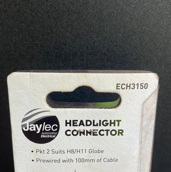 Jaylec ECH3150 H8/H11 Pre-wired Headlight Connector 2 pack