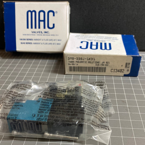 MAC VALVES INC. DMB-DDBJ-1KD1 Solenoid Valve