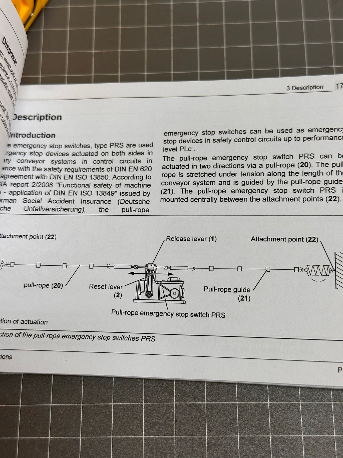 Kiepe Elektrik PRS 001 Pull-Rope Emergency Stop Switch