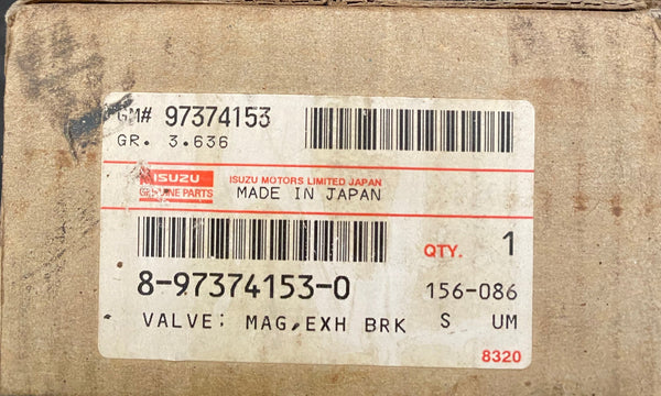 Isuzu 8973741530 Valve, MAG, EXH, BRK