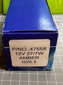 NARVA 47558 (AMBER) Wedge Globes (Box of 10)