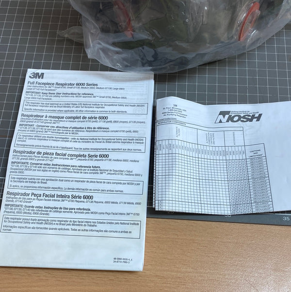 3M Full Facepiece Reusable Respirator Mask 6700 (Small )