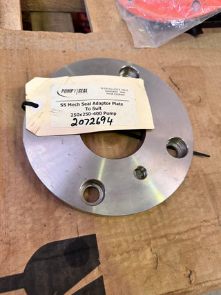 SS Mechanical Seal Adapter Plate