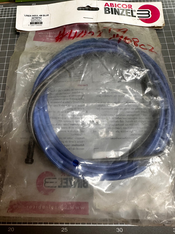 Binzel Insulated Liner Blue 0.6mm-0.8mm 4M, P124.0012