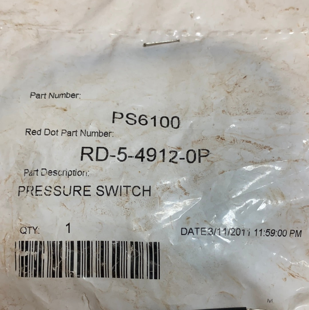 RD5-4912-OP Pressure Switch 71R6100